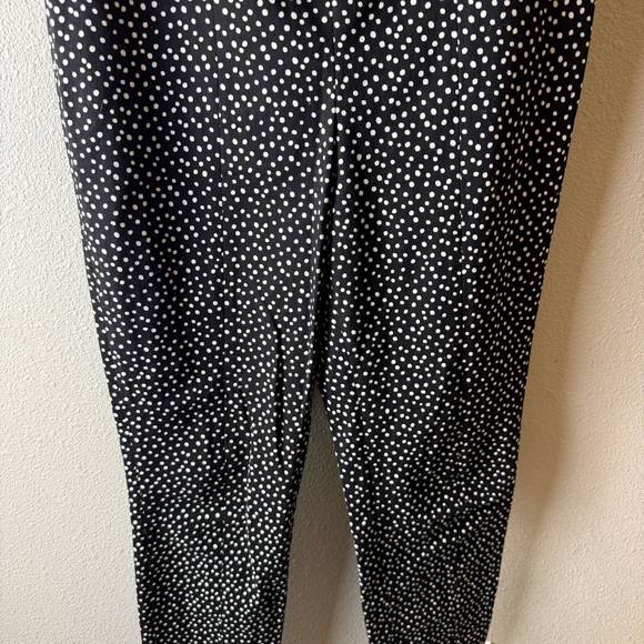 NWOT Diane Von Furstenberg Orillon Dot Cigarette Pant Black Business Casual Sz 8 - Picture 6 of 13